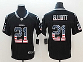 Nike Cowboys 21 Ezekiel Elliott Black USA Flag Fashion Color Rush Limited Jersey,baseball caps,new era cap wholesale,wholesale hats